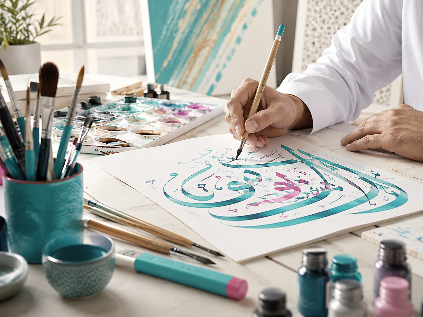 Calligraphers and painters service