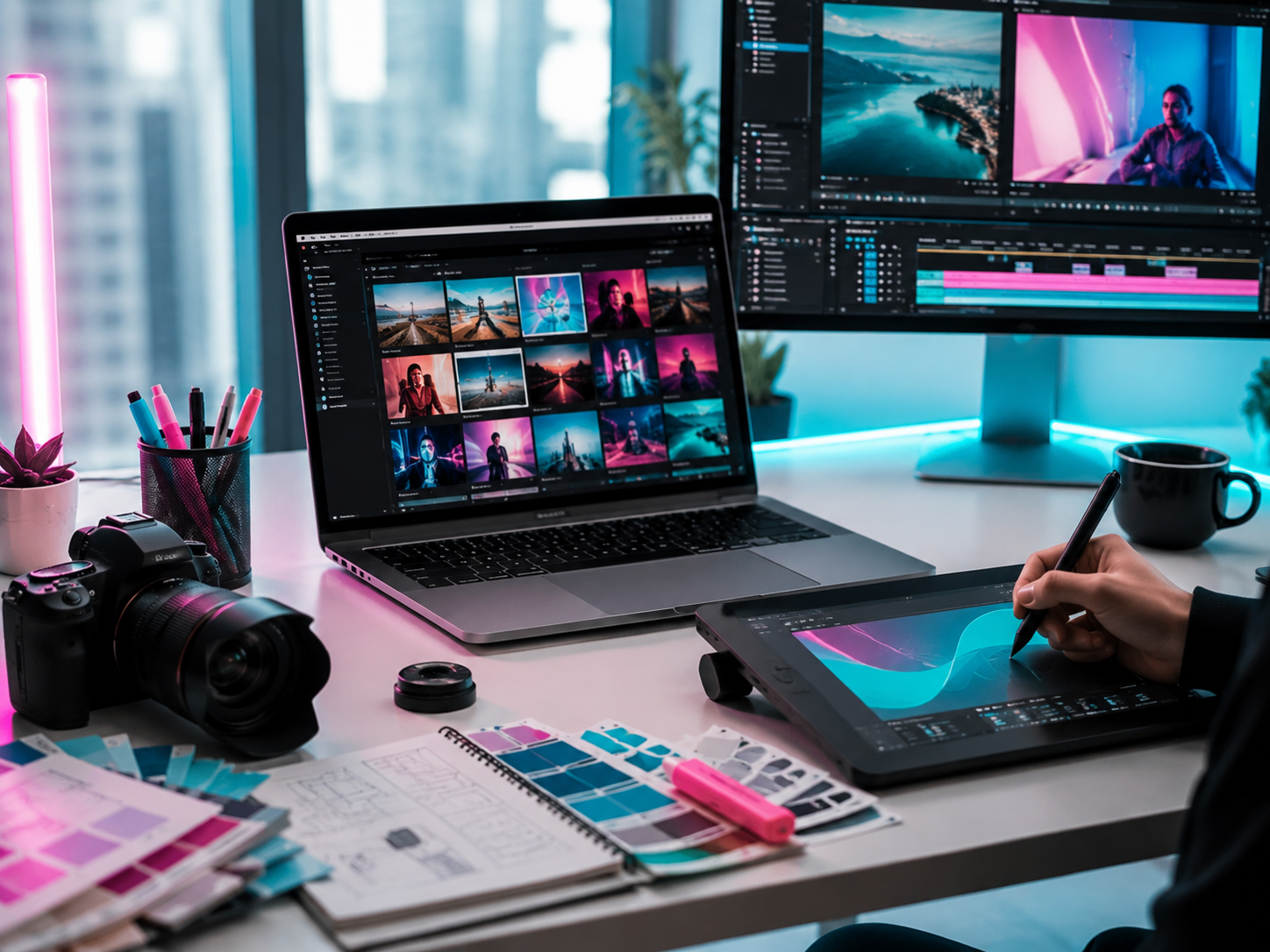 Digital content services workspace