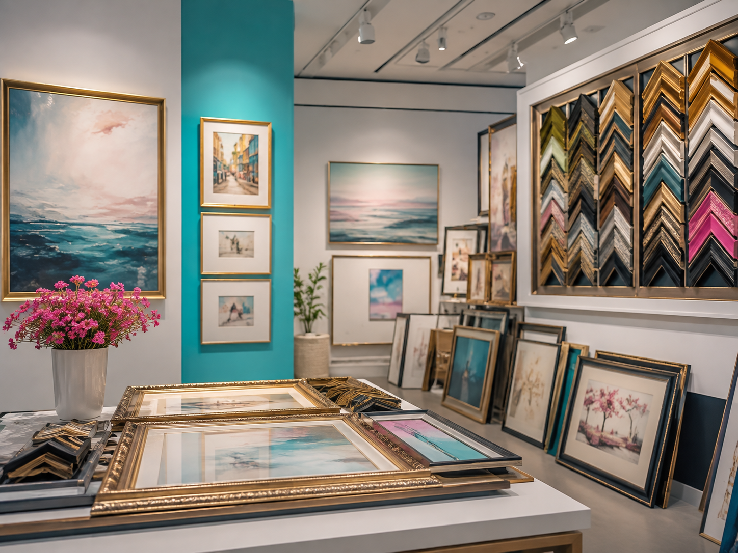 Paintings and frames trading